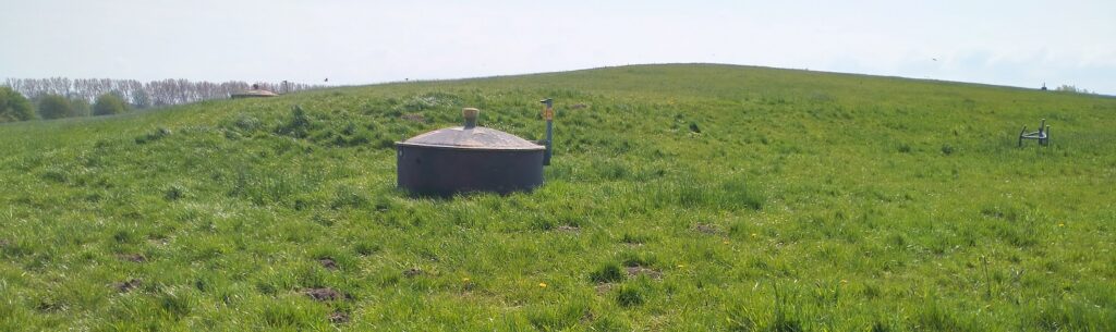 Altes Gassystem auf dem Deponiegelände