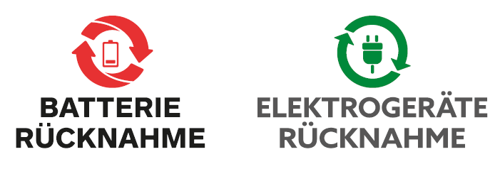 Logo Batterie und Elektrorücknahme ear